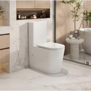 Berlin Matte White Quiet flushing technology Rimless  + Tornado Toilet Suite